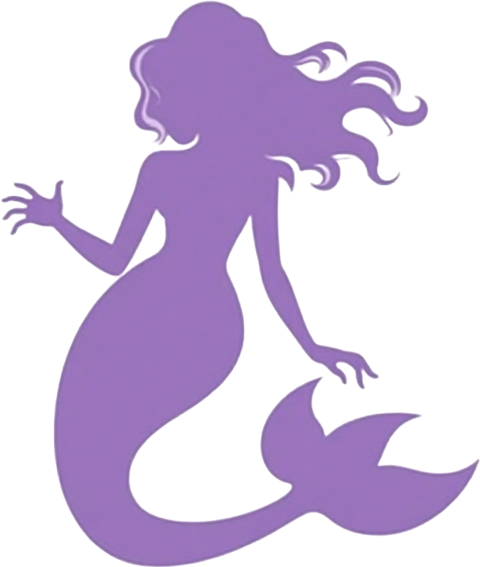 Graceful Mermaid Silhouette